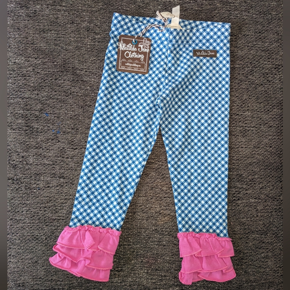 Matilda Jane Blue And Pink Pants Ruffle